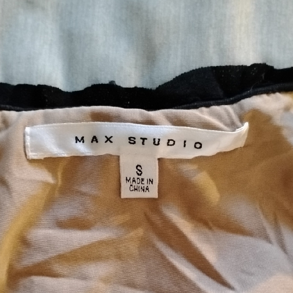 Max Studio Black and Cream Dress - Picture 2 of 5